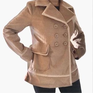 M.WG women size XL Tan Coat